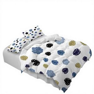 OEM Quality 100% Cotton Duvet Cover <b>Set</b> Machine Washable Anti-Dust Mite Modern Solid Design 300tc Waterproof All-Season for Home - Product Image 1