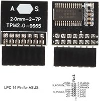Module de sécurité TPM 2.0 14 broches 2x7P pour processeur de cryptage de plate-forme d'ordinateur portable Architecture PC standard-Accessoire informatique de stock