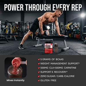 Aminoácidos BCAA de Suministro de Fábrica, Suplemento en Polvo <span class=keywords><strong>para</strong></span> Bebida Instantánea, Quemagrasas, Energía Natural <span class=keywords><strong>para</strong></span> el Rendimiento - Product Image 6