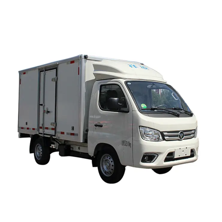 Fabrika doğrudan satış Mini Van kamyon FOTON 1 ton 2 ton lojistik taşıma kutusu kamyon
