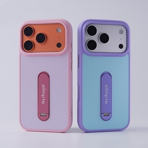 Coques de téléphone magnétiques mates en gros pour iPhone 17 15 16 Pro Max avec protection à 360° °   Coque antichoc pour manette de jeu avec boutons tactiles IA - Product Image 5