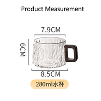Thee-mokjesset van hoog borosilicaatglas met houten handvat, hittebestendig, BPA-vrij, vaatwasser- en magnetronbestendig voor warme/koude dranken