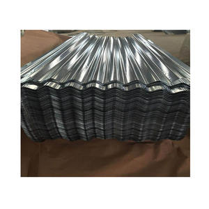 Tôle d'acier ondulée GI Zn275, tôle de <span class=keywords><strong>toiture</strong></span> en fer GI, paillettes régulières 0,27 mm - Product Image 1