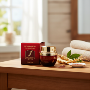 Crème nourrissante au ginseng rouge 3W CLINIC 55g Soins naturels de la peau Anti-âge Raffermissant Revitalisant hydratant pour tous types de peau - Product Image 3