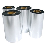Ruban de transfert thermique noir de haute qualité, résistant au lavage, ruban de résine premium amélioré, ruban d'imprimante à code-barres lavable HP Oki pour vêtements