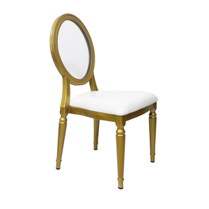 Meubles de mariage en aluminium empilable <span class=keywords><strong>louis</strong></span> dinant la chaise <span class=keywords><strong>d</strong></span>'<span class=keywords><strong>or</strong></span> acrylique, chaise de mariage de luxe - Product Image 3