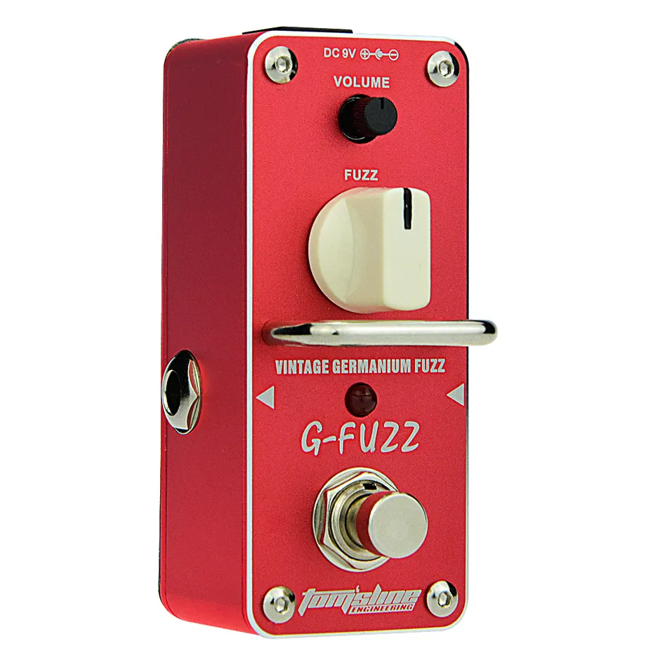 AROMA Tom'sline AGF-3 G-FUZZ Vintage Germanium Fuzz Guitar Effect Pedal Mini Analogue Guitar Effect Pedal with True Bypass