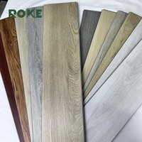 Revêtement de sol SPC de l'usine ROKE avec couche anti-usure, revêtement de sol composite en plastique de luxe imperméable à l'eau