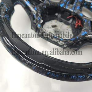 Volante Deportivo de Fibra de Carbono Forjado con Diseño Innovador y Cuero Perforado con LED para BMW G20 G30 G01 Serie 3 Serie 5 - Product Image 6