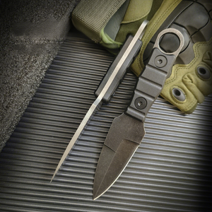 Nouveau couteau de survie à lame <span class=keywords><strong>fixe</strong></span> pour le camping en plein air, avec étui portable et tranchant, petit couteau à fruits de poche DIY - Product Image 2