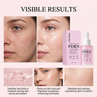 Sérum Visage Anti-Âge Hydratant et Réparateur au Collagène PDRN Multi-Peptides Avancé 30ml avec Vitamine E pour Usage Domestique