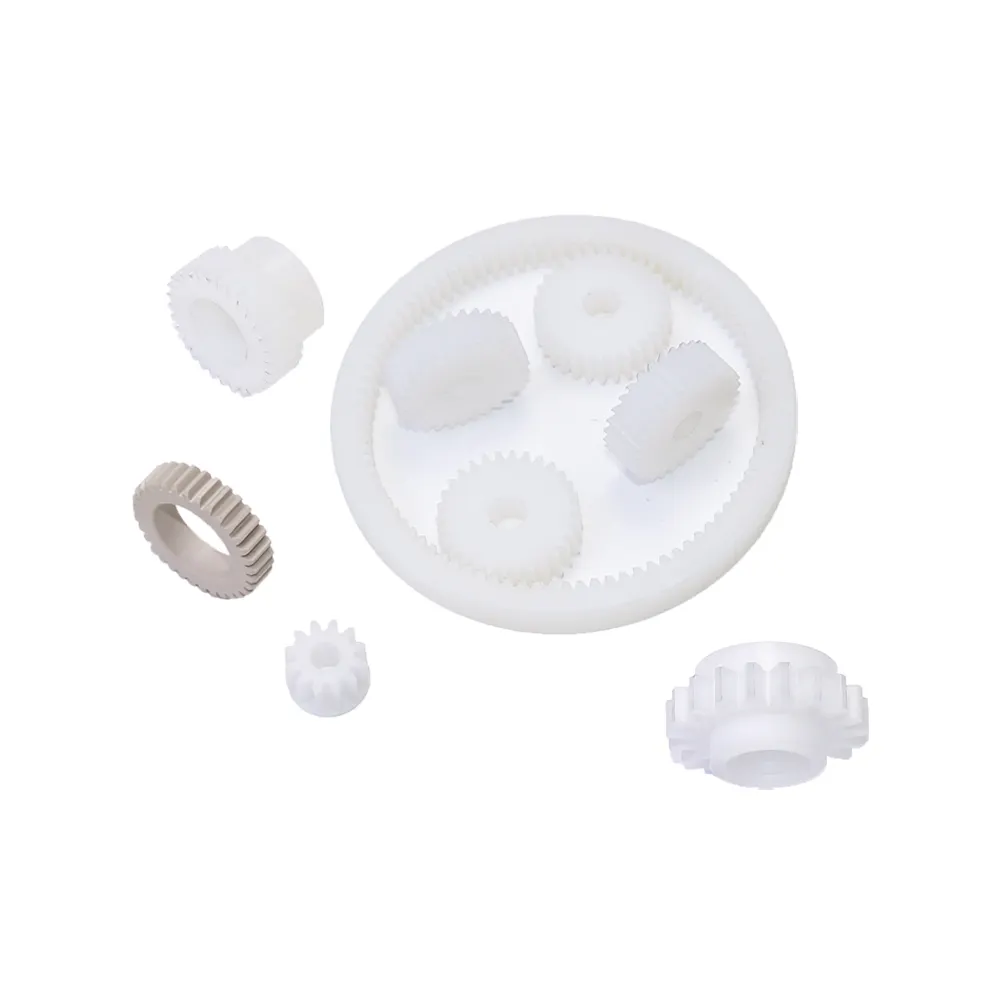 Customized Machining Small PEEK RC Pinion Nylon Gear Plastic Planetary Parts Gears