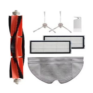 Brosse principale, brosse latérale, filtre HEPA, chiffon de nettoyage, compatible avec Xiaomi Mijia 1C <span class=keywords><strong>STYTJ01ZHM</strong></span> <span class=keywords><strong>Mi</strong></span> <span class=keywords><strong>Robot</strong></span> aspirateur serpillière, pièces détachées et accessoires - Product Image 1