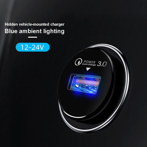 ที่ชาร์จในรถยนต์ขนาดเล็ก 18W 5V3A พอร์ต USB เดียว คุณภาพสูง <span class=keywords><strong>ชาร์จ</strong></span><span class=keywords><strong>เร็ว</strong></span> พร้อมกล่อง สำหรับ iPhone <span class=keywords><strong>iPad</strong></span> ดีไซน์ซ่อนเร้น - Product Image 5