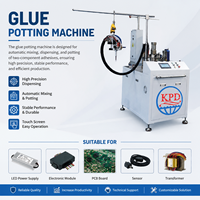 Sistema de Dispensación de Pegamento AB, Máquina Dosificadora de Alta Precisión, Equipo Semiautomático para Encapsulado de Resina Epoxi, Silicona y PU de Dos Componentes