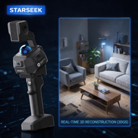 Scanner spatial MindPalace Pocket2 Pro, sortie de modèle 3DGS photoréaliste pour la présentation de projets et la visualisation d'intérieurs