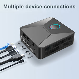 Mini PC de Última Generación con Cuatro Núcleos, DDR5, SSD, Diseño sin Ventilador, Computadora Portátil para Juegos, Mini Host Box con Conectividad <span class=keywords><strong>USB</strong></span> para AU/US/CN - Product Image 6