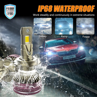 Ampoule LED Chenlang 6000K 4300K 3000K 3 Couleurs 130W 15000LM CLK13 H4 H7 H11 9005 9006 H1 H3 H8 H9 H10 pour Phare
