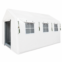 Tente gonflable en tissu Oxford imperméable quatre saisons pour secours d'urgence et clinique médicale
