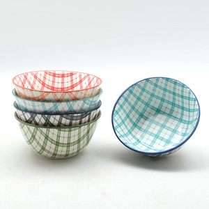 Vajilla de cerámica al por mayor, cuencos de arroz para el hogar, cuencos decorativos de estilo japonés de 4.75 pulgadas, aptos para horno. - Product Image 1