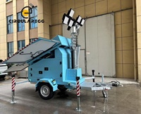 Contrôleur de charge solaire mobile MPPT, éclairage, remorque, tour d'éclairage solaire