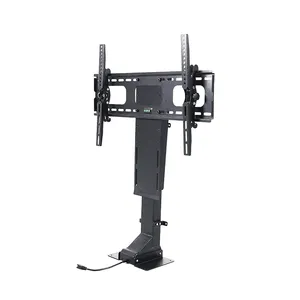 Mecanismo de elevación de <span class=keywords><strong>TV</strong></span> de altura ajustable eléctrica, elevador de <span class=keywords><strong>TV</strong></span> <span class=keywords><strong>motorizado</strong></span> con Control remoto, <span class=keywords><strong>soporte</strong></span> de <span class=keywords><strong>TV</strong></span> de montaje en suelo - Product Image 1