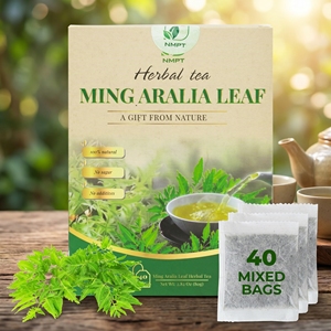 Ming Aralia Leaf <b>Tea</b> for Holistic Living – Traditional Vietnamese Caffeine-Free Infusion - Product Image 1