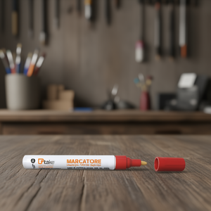 Marqueur industriel à pointe rouge pour toutes les surfaces - Product Image 1