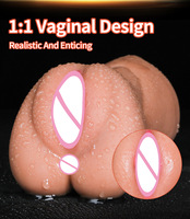 Masturbador Masculino 3 en 1 con Vagina Artificial, Copa Realista con Vagina, Oral y Anal, Juguetes Sexuales de Silicona para Hombres