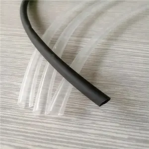 Funda de cable de poliolefina transparente, Tubo termorretráctil de alambre de envoltura eléctrica blanca, (HF), 2, 2, 2