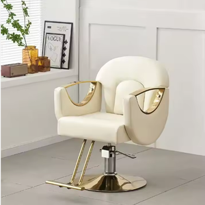 Silla de Barbero Hidráulica Reclinable Dorada de Lujo para Todo Uso, Directo de Fábrica Daisy 2025, para Salón de Belleza y Peluquería, en Venta - Product Image 1