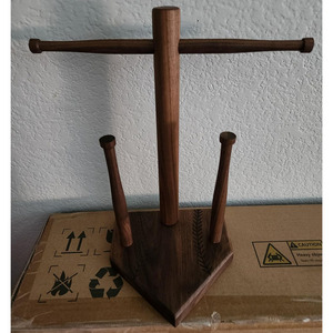 Support de Collier Baseball Drip, Présentoir Magnétique en Bois avec Lettres BASEBALL, Support pour Bagues de Championnat et Organisateur de Bijoux - Product Image 6
