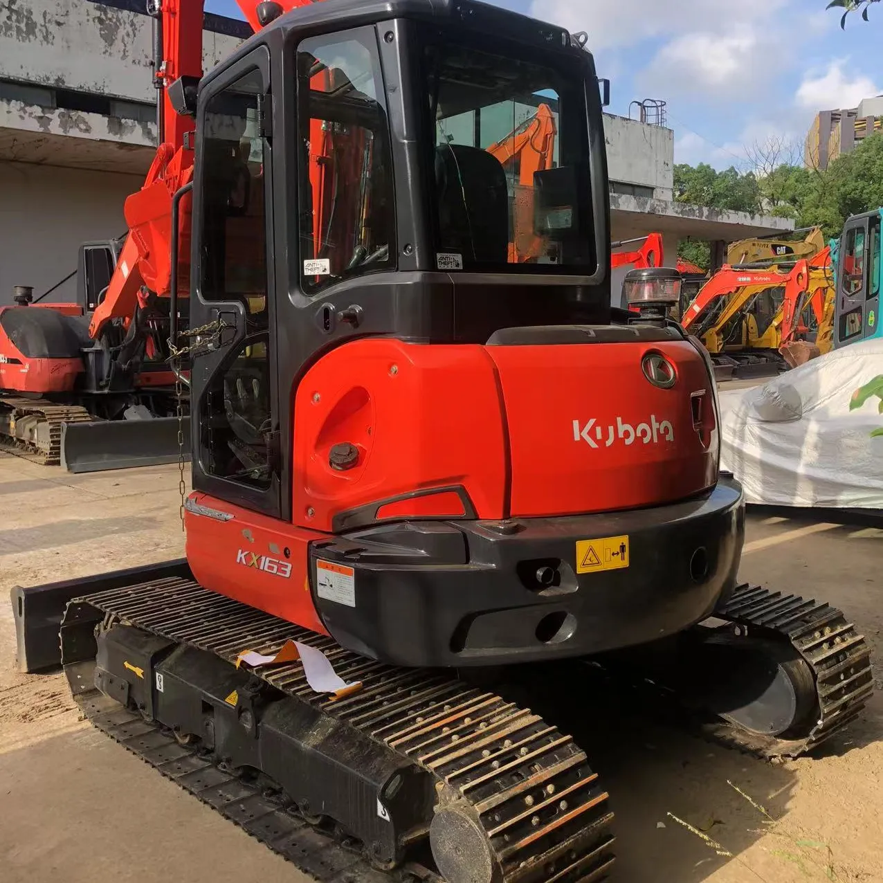 Mesin ekskavator bekas 6ton Kubota Kx163 mesin bekas harga murah ekskavator bekas 6ton Kubota Kx163 Mini bekas dijual-beli bekas