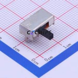 EG2310 Slide Switch Through hole Component (THT) Switch Double Pole Three Throw Rectangle Pin Header PC Pin 12.8mm - Product Image 1