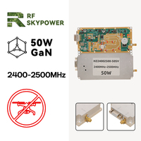Module RF GaN 50W OEM 2400-2500MHz à faible génération de chaleur, haute efficacité, module anti-FPV C-UAS, amplificateur de puissance RF
