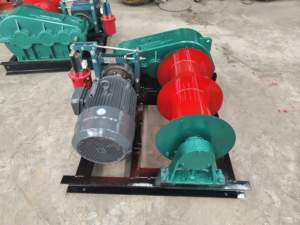 Treuil électrique à faible vitesse JM3T de 3 tonnes, à double tambour, avec câble en acier robuste et télécommande pour l'automobile, les mines et les quais - Product Image 3