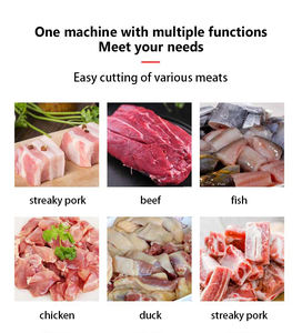 Máquina Comercial para Cortar Carne Fresca en Cubos para Kebab y Pescado, Divisora de Tiras de Carne de Res, Cortadora de Carne Hecha de Acero Inoxidable 304 - Product Image 3