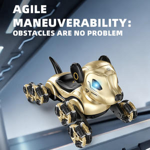 Robot de cascade lumineux à 8 roues, modèle jouet musical LH-R2, avec fonction de lecture automatique, direction fluide, autonomie de batterie fiable et longue durée de jeu - Product Image 1