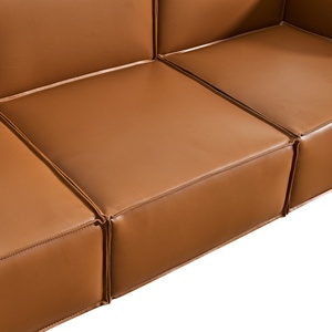 New Design Office Furniture Couch Living Room Leather Sofa Modern Sectional Sofa Synthetic Leather Office Sofas - Product Image 4