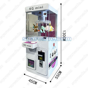 Máquina de garra de estilo pato amarillo que funciona con monedas para patio interior con luces LED <span class=keywords><strong>Arcade</strong></span> Toy Grabber Game Prize Clip Game Machine - Product Image 6