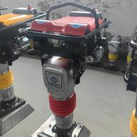 5.5HP Honda GX160 moteur portable sol sautant Jack petit pilon compacteur vibrant bourrage pilon pour la construction de routes