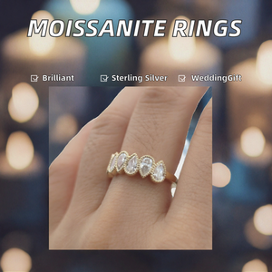 Anillos Clásicos de Mujer Chapados en Oro Fino al por Mayor, Hechos de Plata de Ley S925 con Diamante Cúbico de Corte Brillante Cultivado en Laboratorio de 0.5 Quilates - Product Image 2