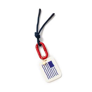 Breloques en acrylique personnalisées faites à la main, pendentif rétro tressé en corde, pendentif géométrique contrastant pour téléphone portable, porte-clés de voiture, accessoire de mode pour <span class=keywords><strong>sac</strong></span> - Product Image 4