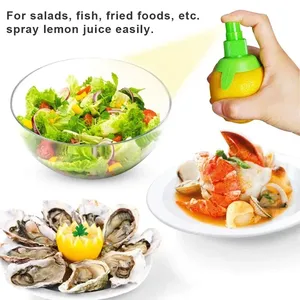 Manual PP <b>Plastic</b> <b>Kitchen</b> Citrus Fruit Squeezer Lemon Sprayer Multi-Function Easy Clean - Product Image 2