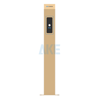 Système d'interphone visuel AKE en alliage d'aluminium étanche pour parking intelligent, terminal d'interphone vocal extérieur IP54, modèle de base