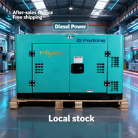 Générateur diesel silencieux triphasé 220V 380V avec alternateur Stanford pour centre commercial, port, pétrole et gaz, 20kW 30kW 40kW 50kW 100kW 150kW