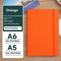 Petit carnet A5 à couverture rigide en cuir PU personnalisable vente en gros carnet de notes Journal d'affaires en cuir PU bon marché pour fournitures scolaires