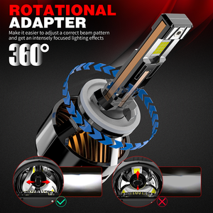 <span class=keywords><strong>Faro</strong></span> Delantero LED para Automóvil, 300 W, 60000 lm, H1, H13, H15, 12 V, Luces para Automóvil, 9005, Focos H11, Luces H7, Faros H4, Bombilla LED para Automóvil - Product Image 6