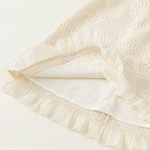 Abito estivo per bambini in stile Mori nuova gonna per bambine abito in pizzo abito scavato - Product Image 3