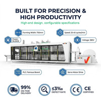 SIVITE Machinery Fruitbakjesmachine PET PP PVC PS Appel Peer Wegwerp Bakjes Productie Multi-Cavity Vacuümvormbakjes